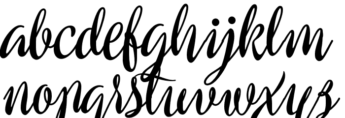 Preside Bold PERSONAL USE ONLY Font LOWERCASE