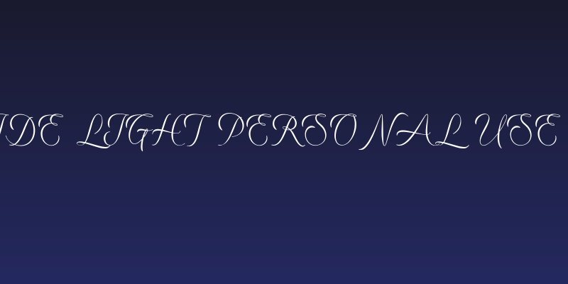 Preside Light PERSONAL USE ONLY Social Header