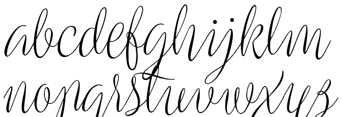 Preside Light PERSONAL USE ONLY Font LOWERCASE