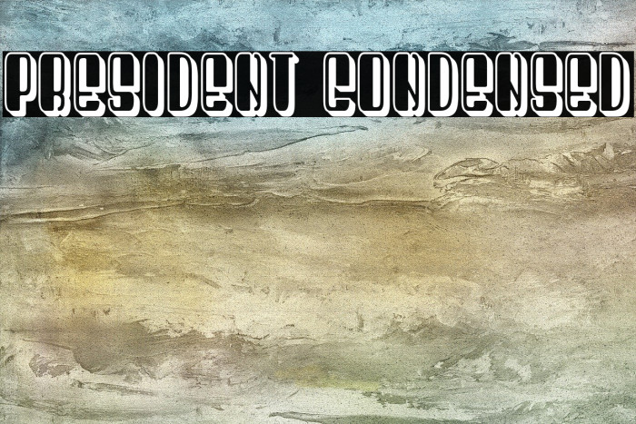 President Condensed Font examples