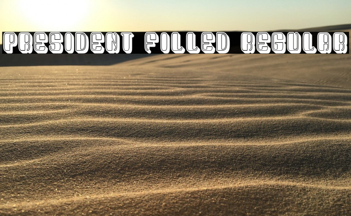 President Filled Regular Example 1