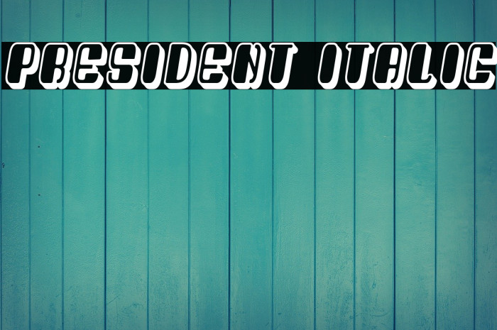 President Italic Example 1