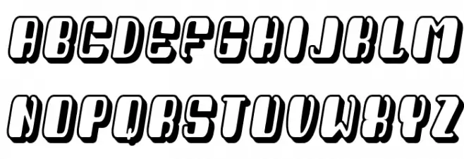 President Italic Font LOWERCASE