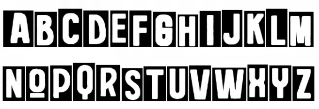 President Nixon 字体 大写