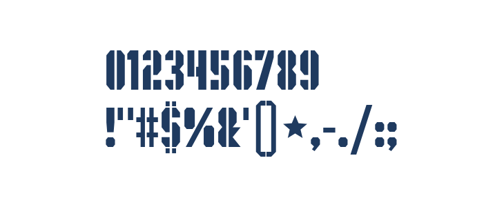 PresidentGas-Regular Other Characters