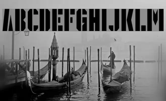 PresidentGas Font examples