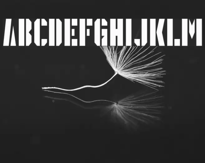 PresidentGas Font examples