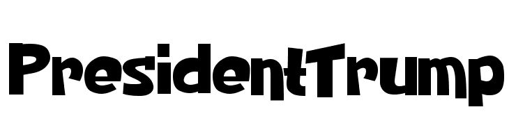 PresidentTrump Font
