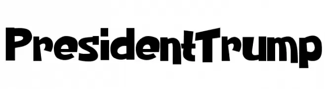 PresidentTrump  Free Fonts Download