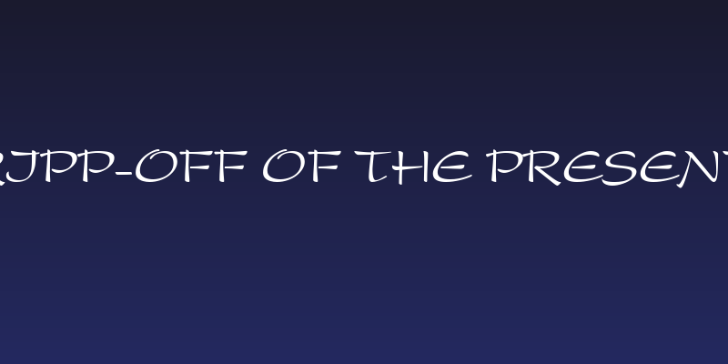 ripp-off of the Present Social Header