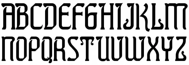 Presidente Tequila Шрифта ВЕРХНИЙ