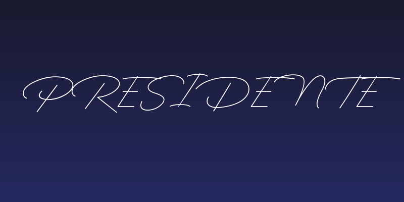 Presidente Social Header