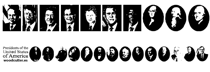 Presidents of the United States of America Font OTHER CHARS