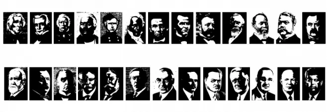 Presidents of the United States of America फ़ॉन्ट लोअरकेस