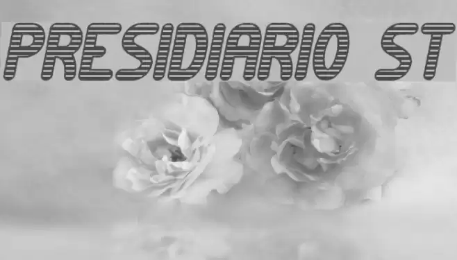 Presidiario St Font examples