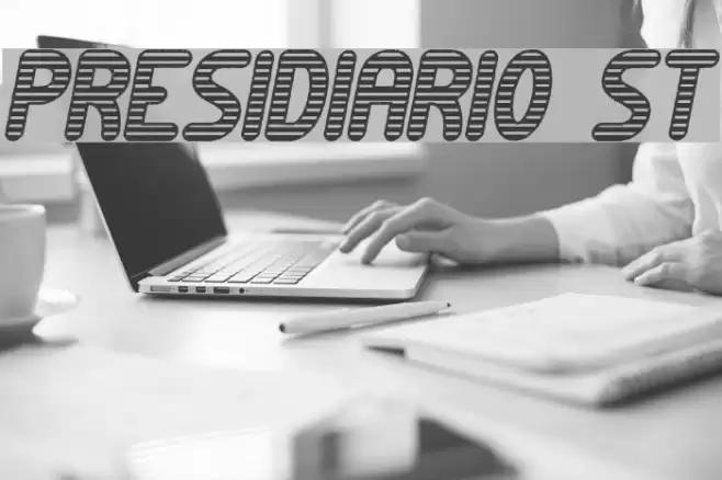 Presidiario St Font examples