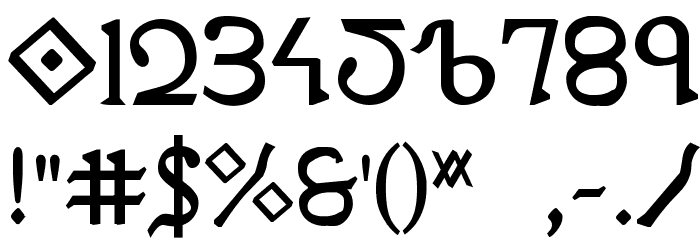 Presley Press Bold Font OTHER CHARS
