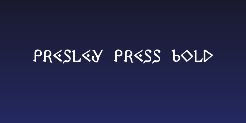 Presley Press Bold Social Header