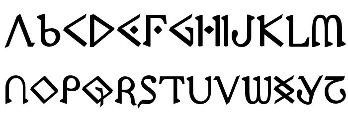 Presley Press Bold Font LOWERCASE