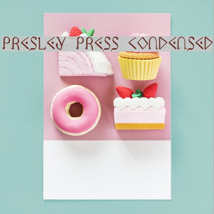 Presley Press Condensed لخطوط تنزيل examples