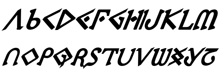 Presley Press ExtraBold Ital フォント 小文字