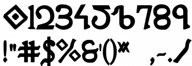 Presley Press ExtraBold Font OTHER CHARS