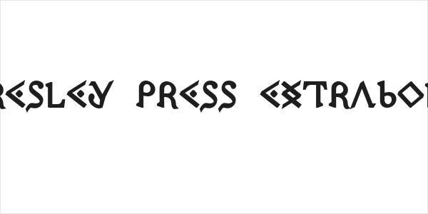 Presley Press ExtraBold Logo