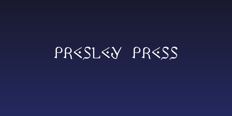 Presley Press Social Header