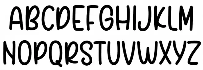 Presley Font UPPERCASE