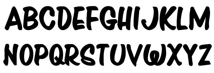 Press Darling Bold Font LOWERCASE