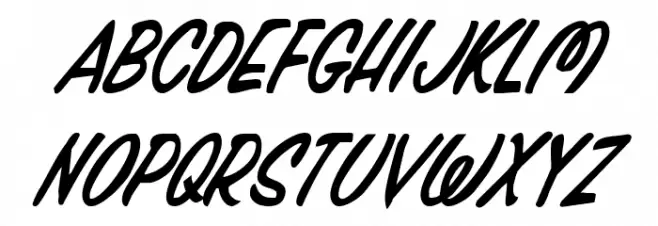 Press Darling Condensed Italic خط أحرف كبيرة
