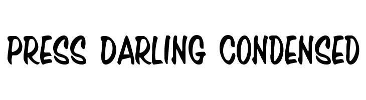 Press Darling Condensed  नि: शुल्क फ़ॉन्ट्स डाउनलोड