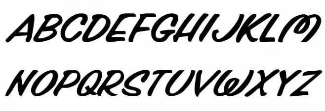 Press Darling Expanded Italic Font Litere mari