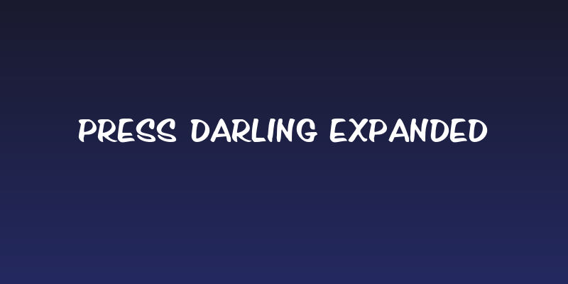 Press Darling Expanded Social Header