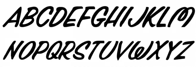 Press Darling Italic Fuentes MAYÚSCULAS