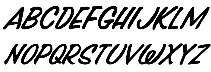 Press Darling Italic Font LOWERCASE