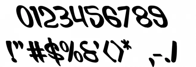 Press Darling Leftalic Font OTHER CHARS