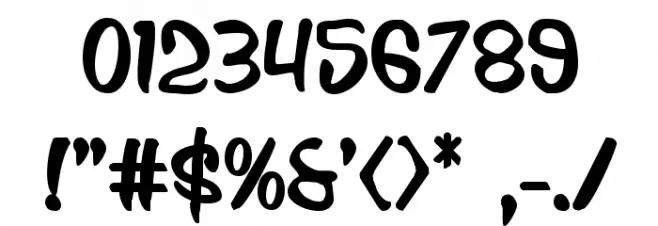 Press Darling Regular Font OTHER CHARS