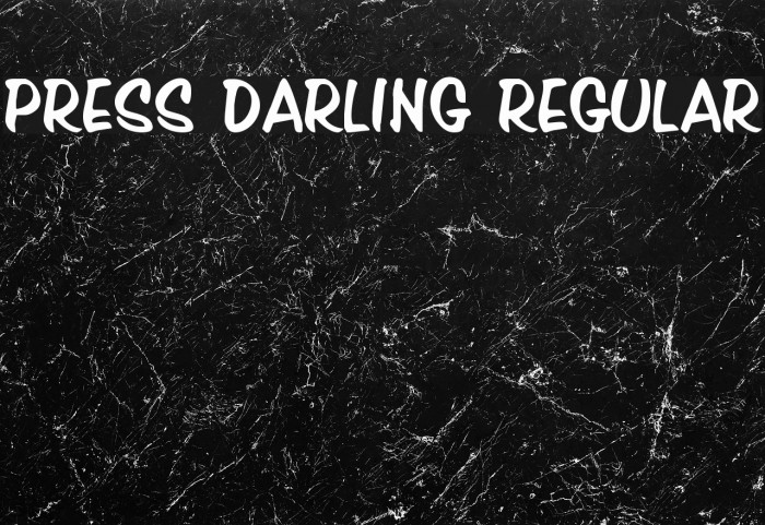 Press Darling Regular Example 1