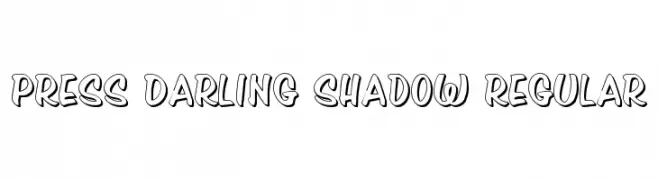Press Darling Shadow Regular 