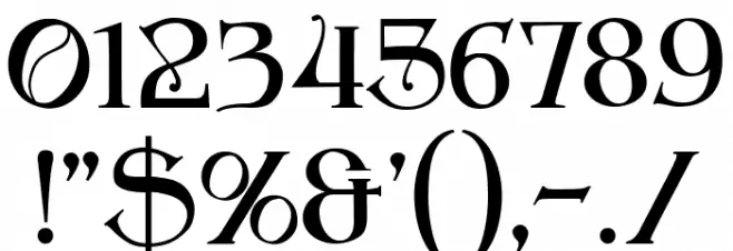 Press Jobs Regular Font OTHER CHARS