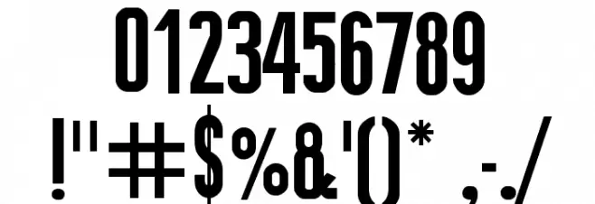 Press Serif Cool Font OTHER CHARS