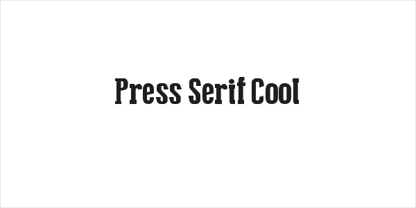 Press Serif Cool Logo