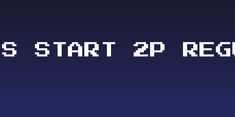 Press Start 2P Regular Social Header