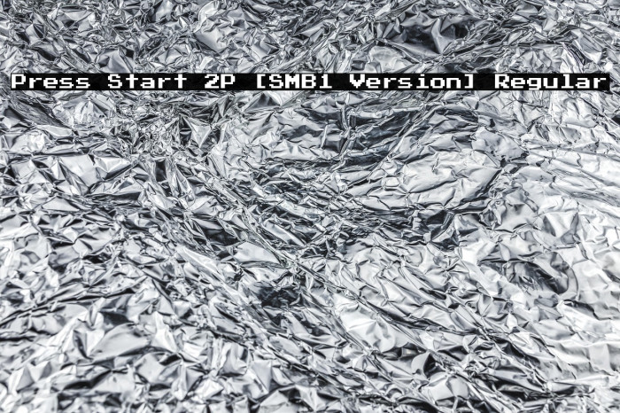 Press Start 2P [SMB1 Version] Regular Example 3