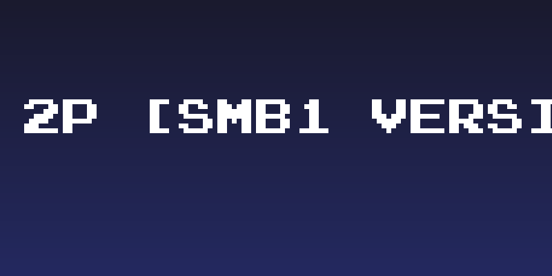 Press Start 2P [SMB1 Version] Regular Social Header