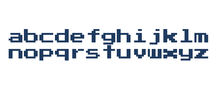 Press Start 2P [SMB1 Version] Regular Lowercase