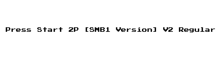 Press Start 2P [SMB1 Version] V2 Regular  baixar fontes gratis