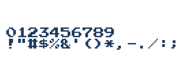 Press Start 2P [SMB1 Version] V2 Regular Other Characters