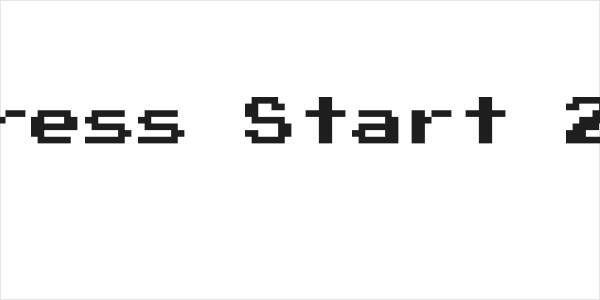 Press Start 2P Logo